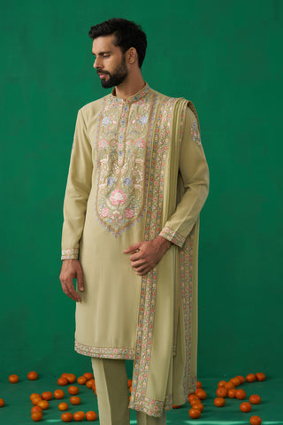 DEER GREEN KURTA SET
