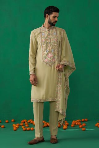 DEER GREEN KURTA SET