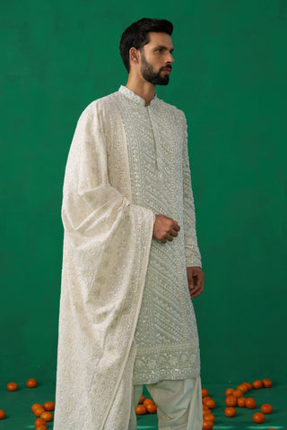 CUTDANA SKY KURTA SET