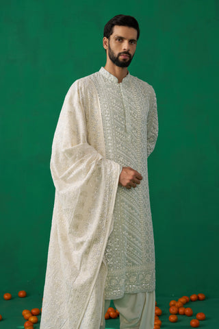CUTDANA SKY KURTA SET