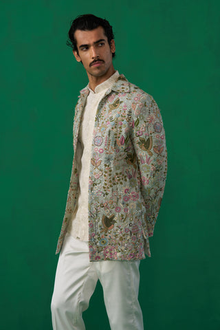 Phoolpankh Skyblue Jodhpuri Set