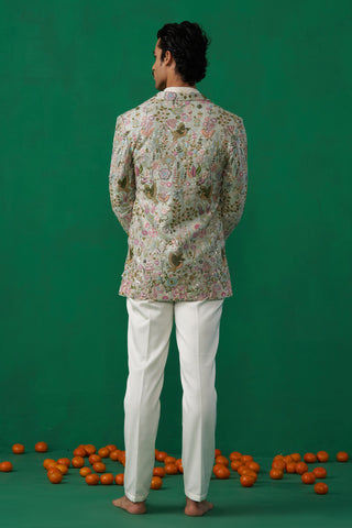 Phoolpankh Skyblue Jodhpuri Set