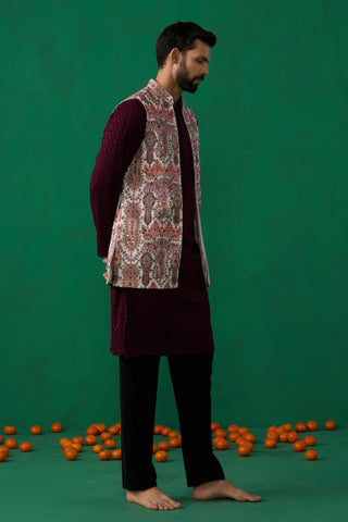 KASHMIRI MULTI KURTA JACKET SET