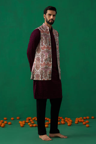 KASHMIRI MULTI KURTA JACKET SET