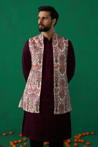 KASHMIRI MULTI KURTA JACKET SET