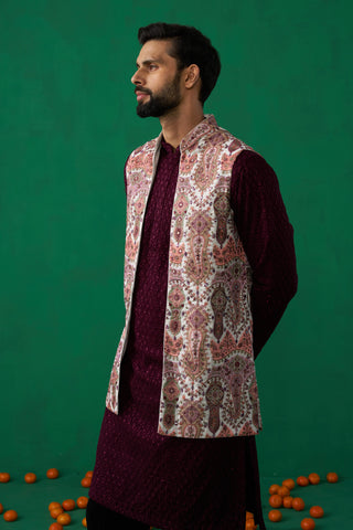 KASHMIRI MULTI KURTA JACKET SET