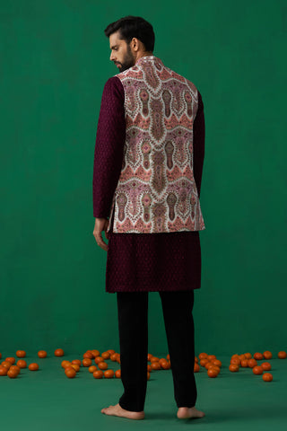 KASHMIRI MULTI KURTA JACKET SET