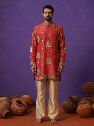 NAAZ PINK SHORT KURTA SET