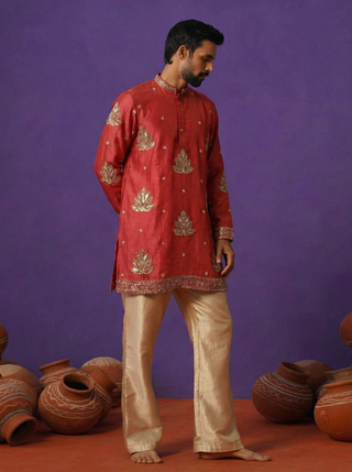 NAAZ PINK SHORT KURTA SET