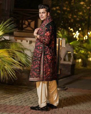 Lakshay Gaur in Madhav Multi Kurta set with trouser and Dupatta