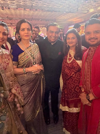 Parthiv Gohil IN ARABIC RED KURTA SET