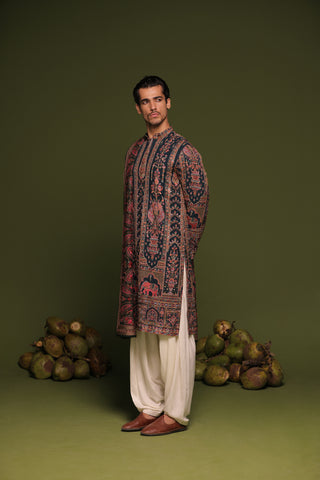 Karan Sharma in Taranj Multi Kurta patiyala set with dupatta