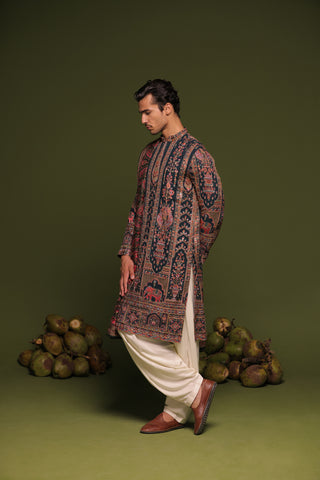 Taranj Multi Kurta patiyala set with dupatta