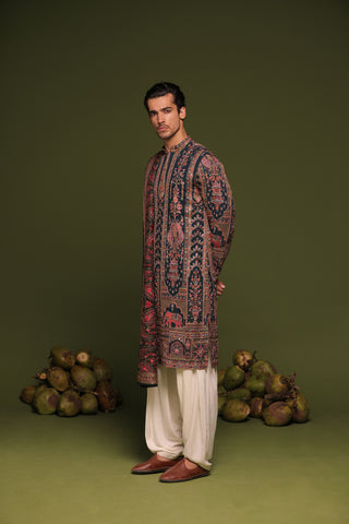 Karan Sharma in Taranj Multi Kurta patiyala set with dupatta