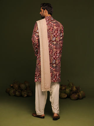 Mahipal Multi Kurta patiyala set with dupatta