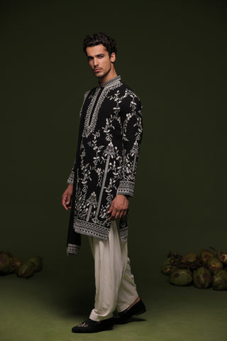 Kubera ivory Kurta set with patiyala and dupatta