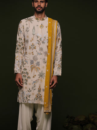 Vansh Multi Kurta set with patiyala and dupatta